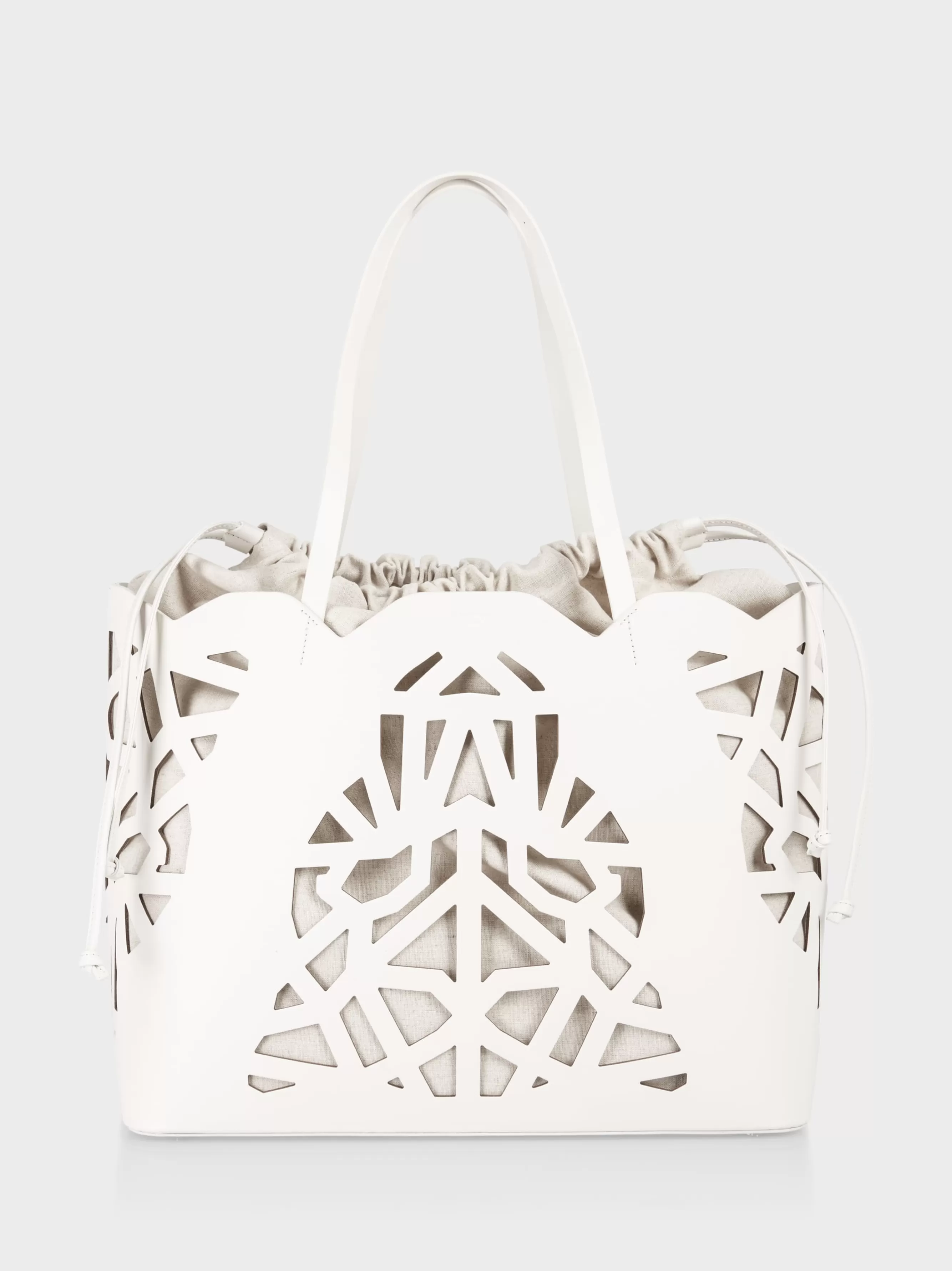 Marc Cain Taschen-SHOPPER BAG "RETHINK TOGETHER" white