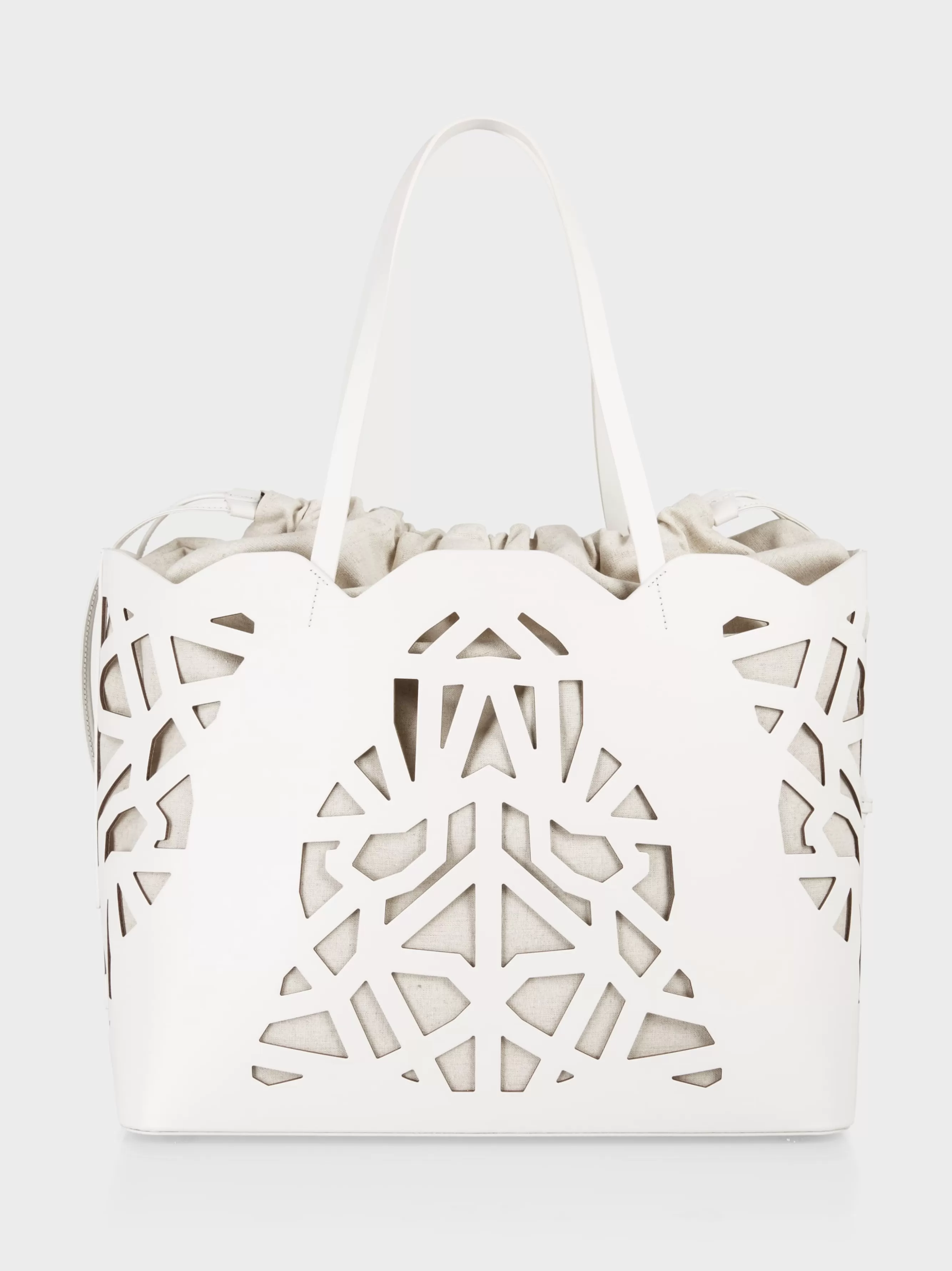 Marc Cain Taschen-SHOPPER BAG "RETHINK TOGETHER" white