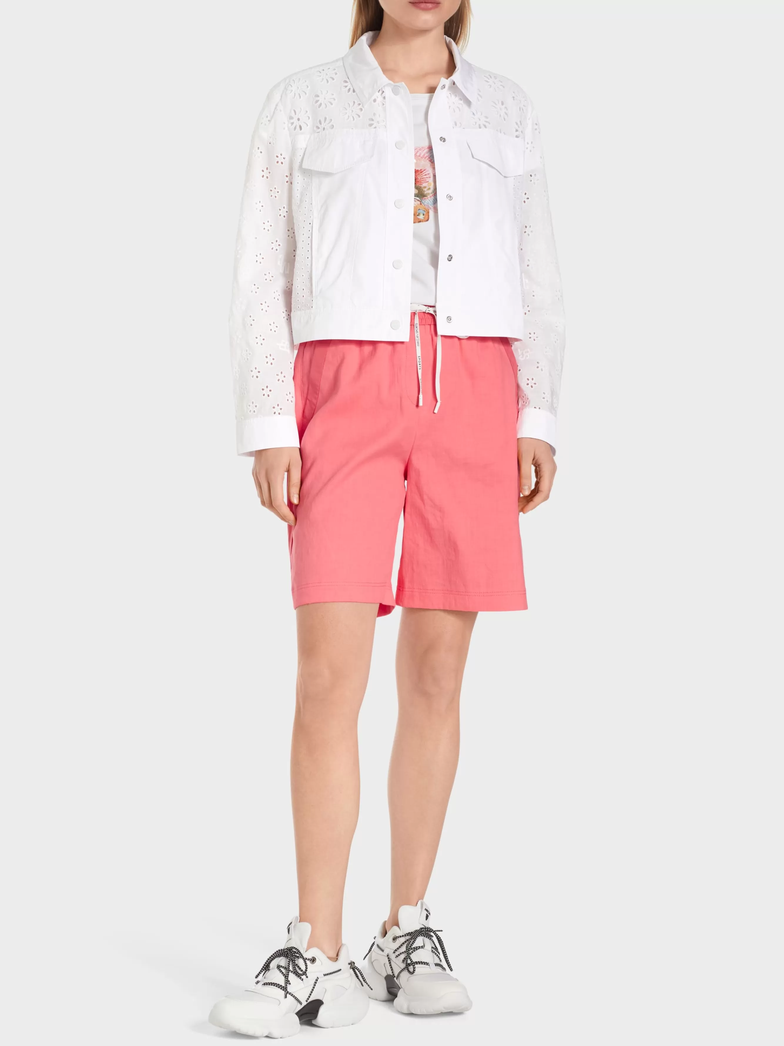 Marc Cain Hosen | Hosenanzüge-SHORTS MODELL WITTEN light neon red