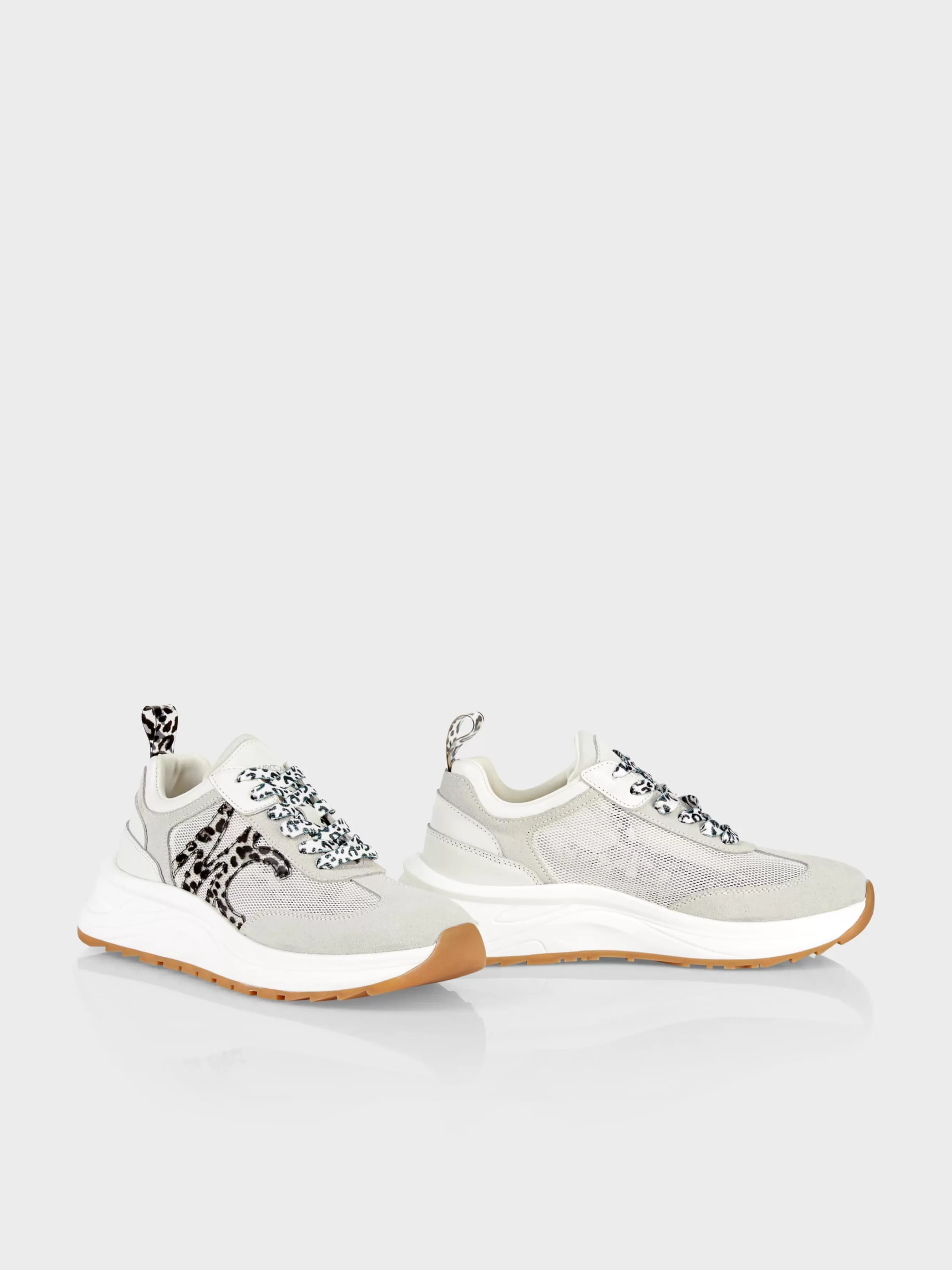 Marc Cain Schuhe-SNEAKER IM MATERIALMIX white