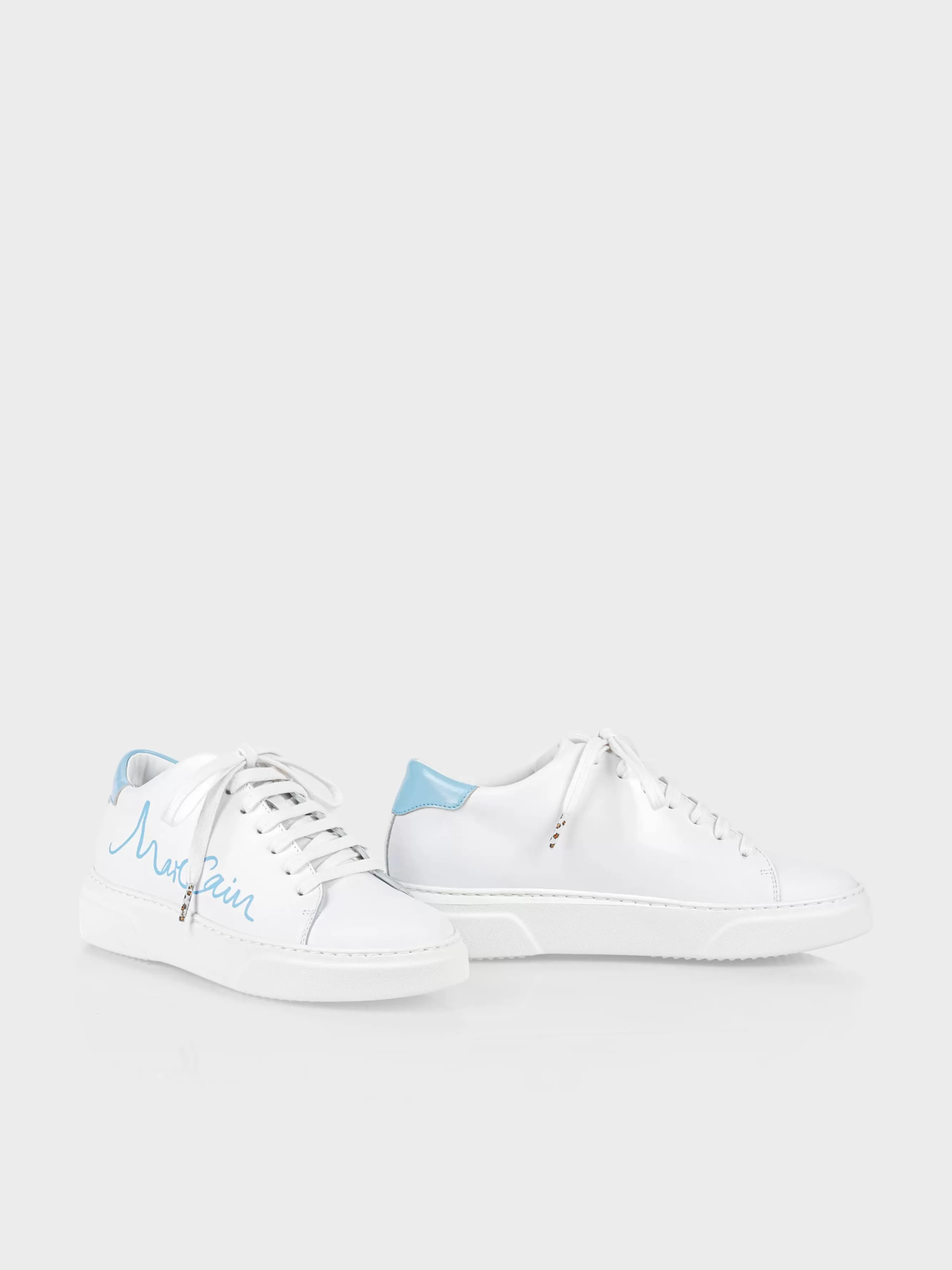 Marc Cain Schuhe-SNEAKERS MIT SCHRIFTZUG soft summer sky