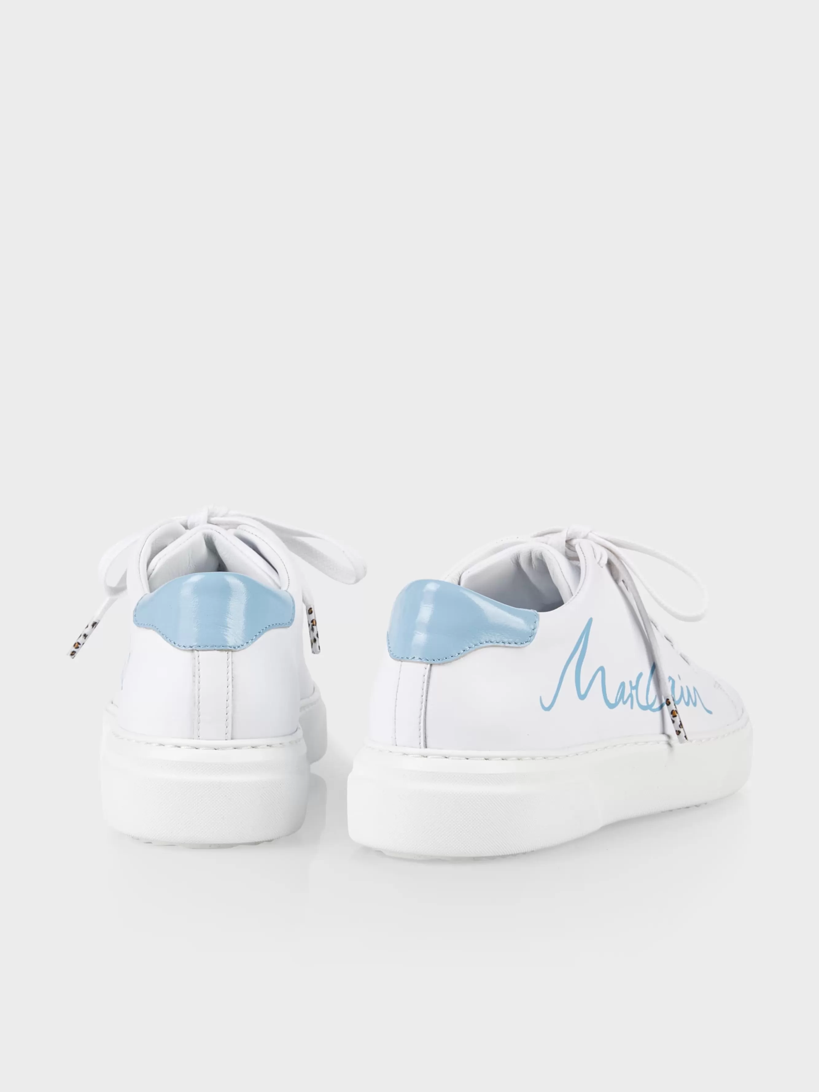 Marc Cain Schuhe-SNEAKERS MIT SCHRIFTZUG soft summer sky