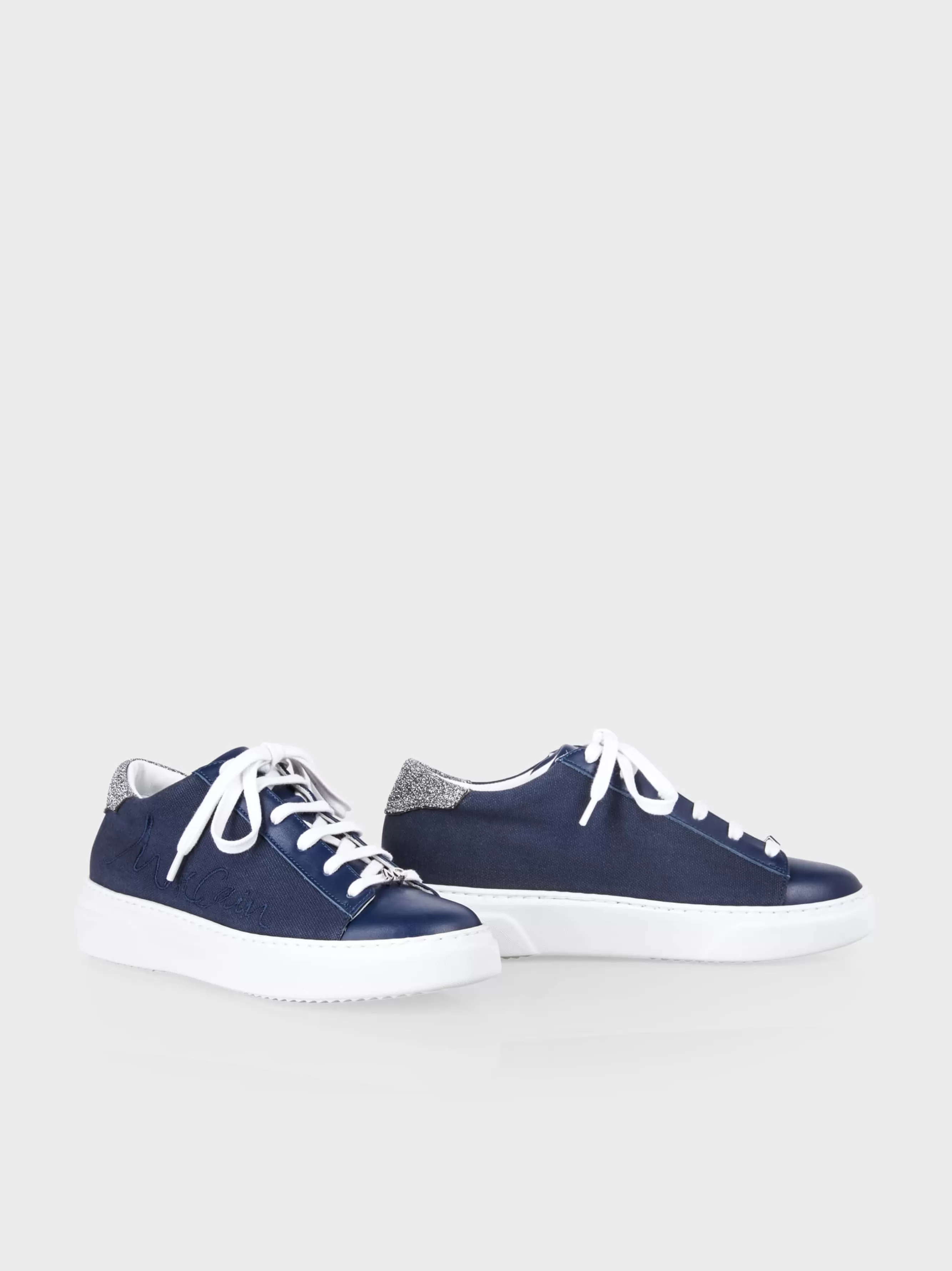 Marc Cain Schuhe-SNEAKERS MIT SCHRIFTZUG midnight blue