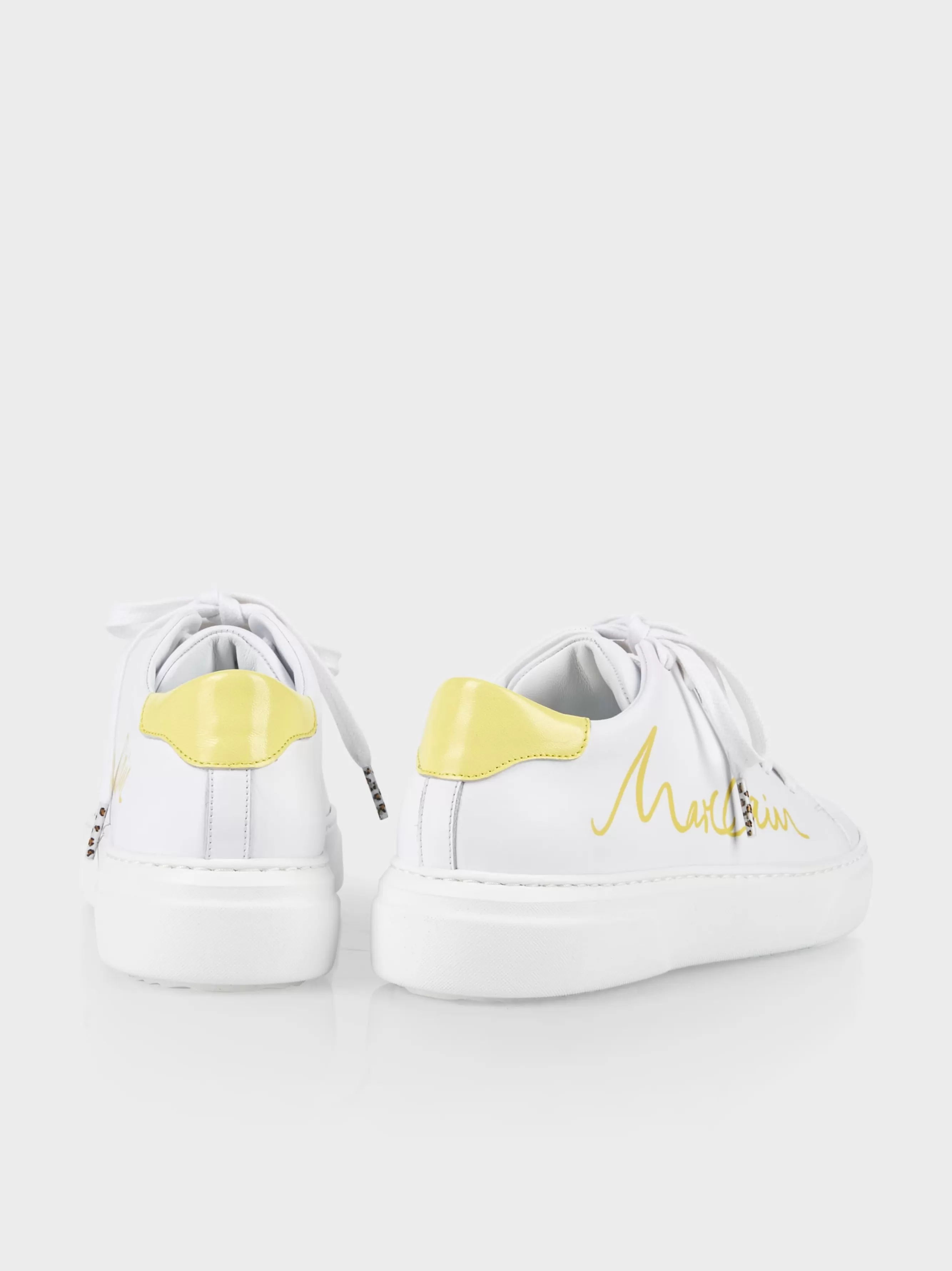 Marc Cain Schuhe-SNEAKERS MIT SCHRIFTZUG pale lemon