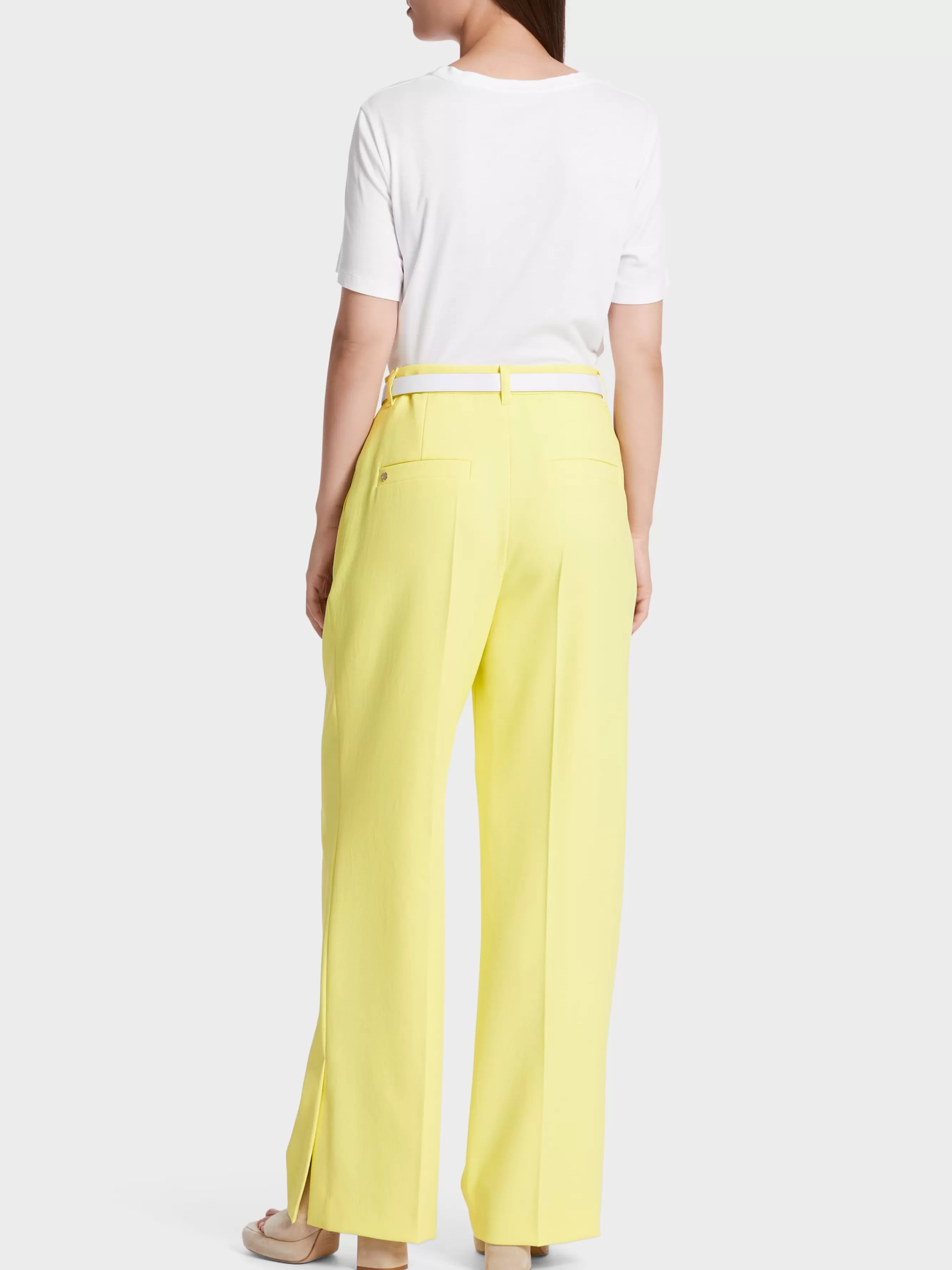 Marc Cain Hosenanzüge | Hosen-SOFTE HOSE WASCO pale lemon