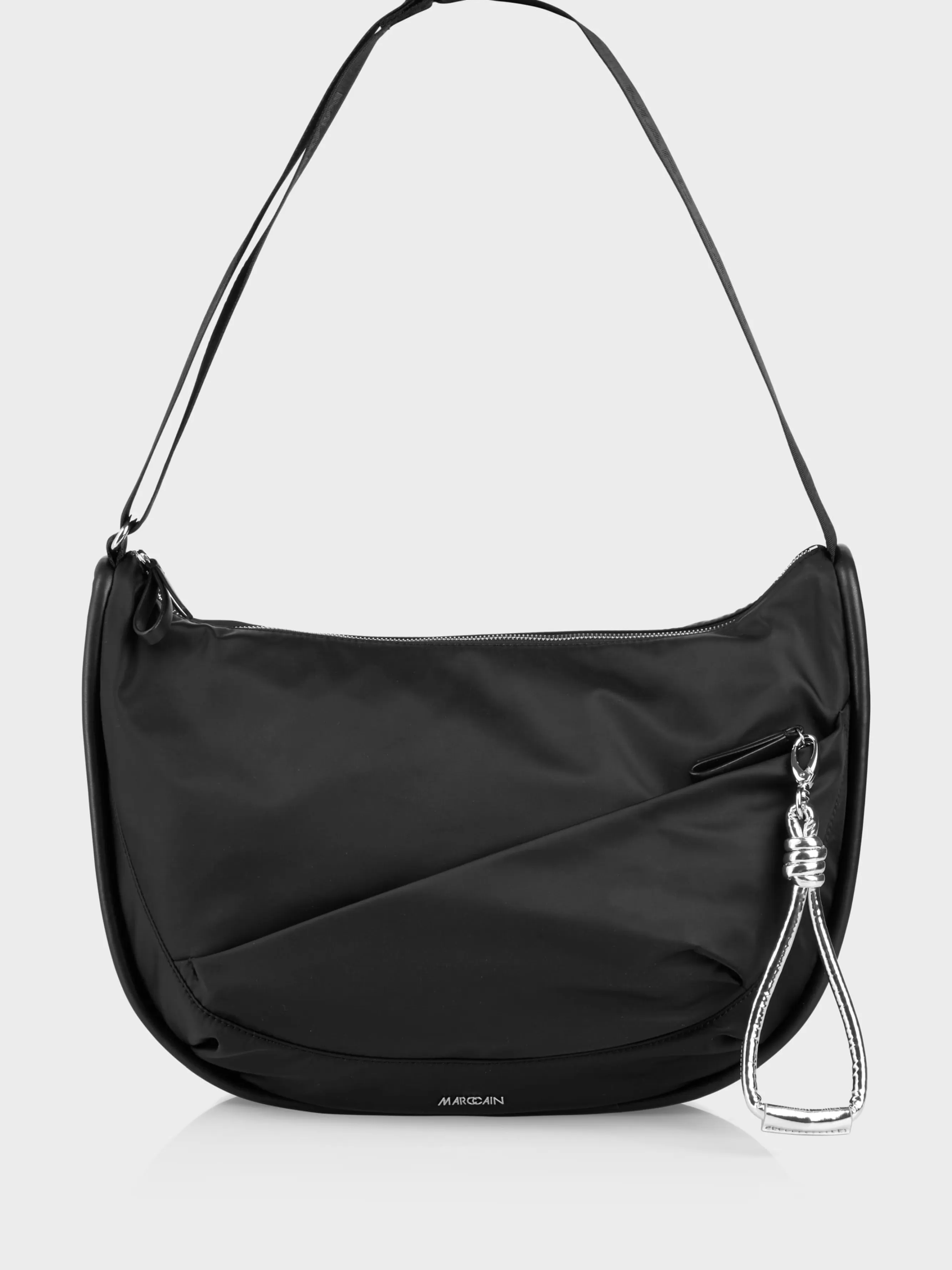 Marc Cain Taschen-SOFTE SCHULTERTASCHE "RETHINK TOGETHER" black