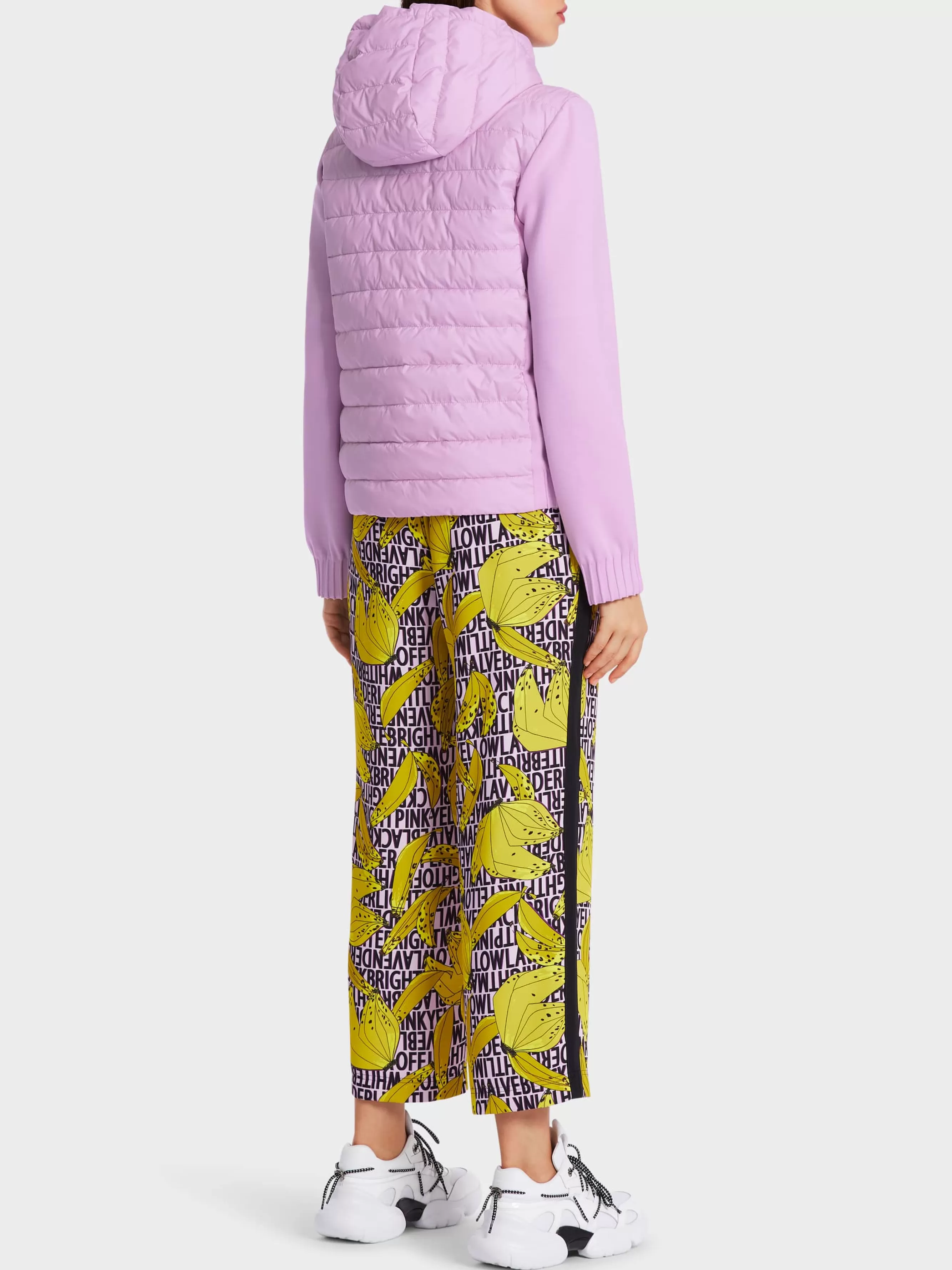 Marc Cain Jacken-SPORTIVE JACKE IN MATERIALMIX bright pink lavender