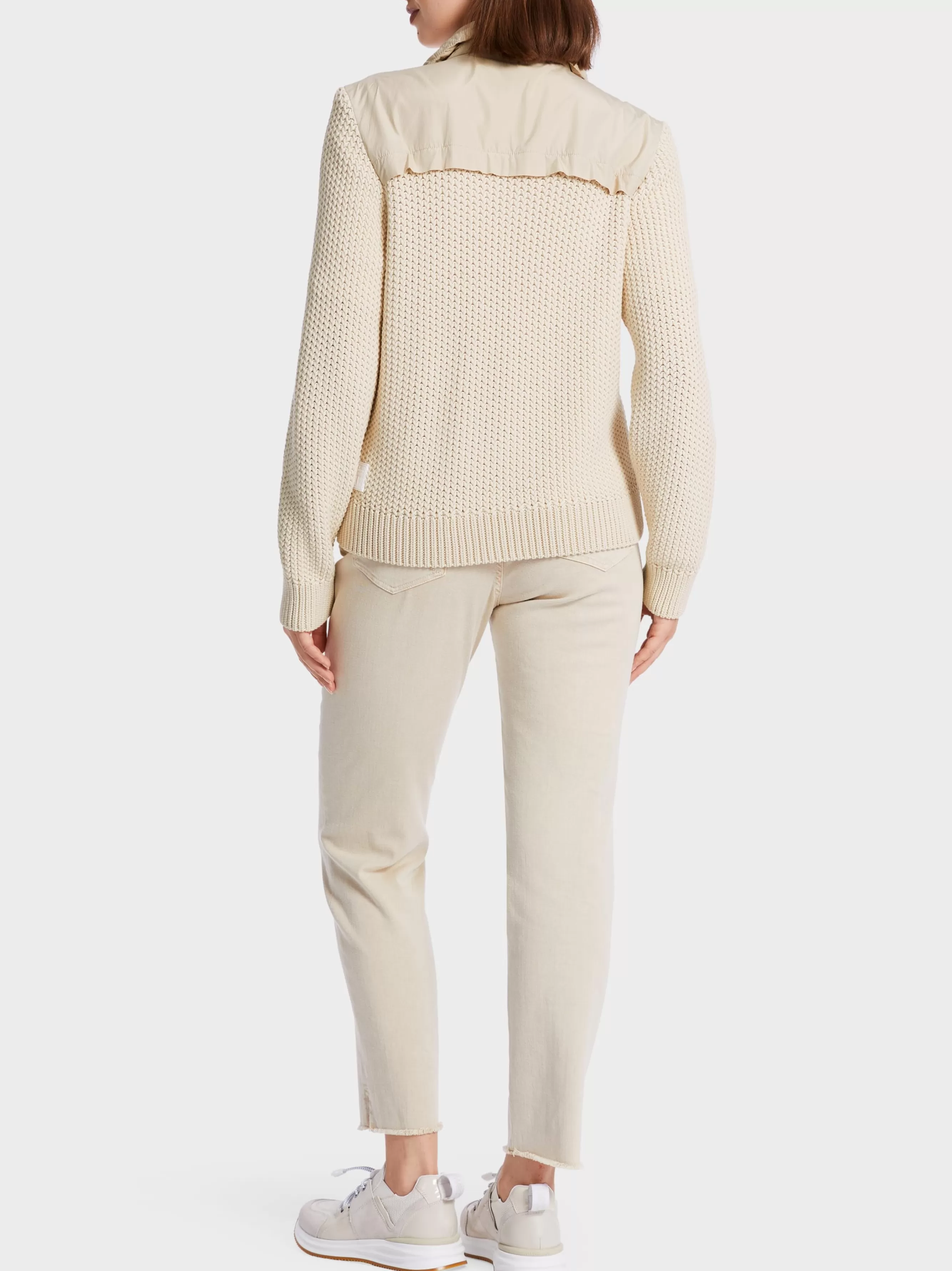 Marc Cain Jacken | Strick-SPORTIVER CARDIGAN KNITTED IN GERMANY soft moon rock