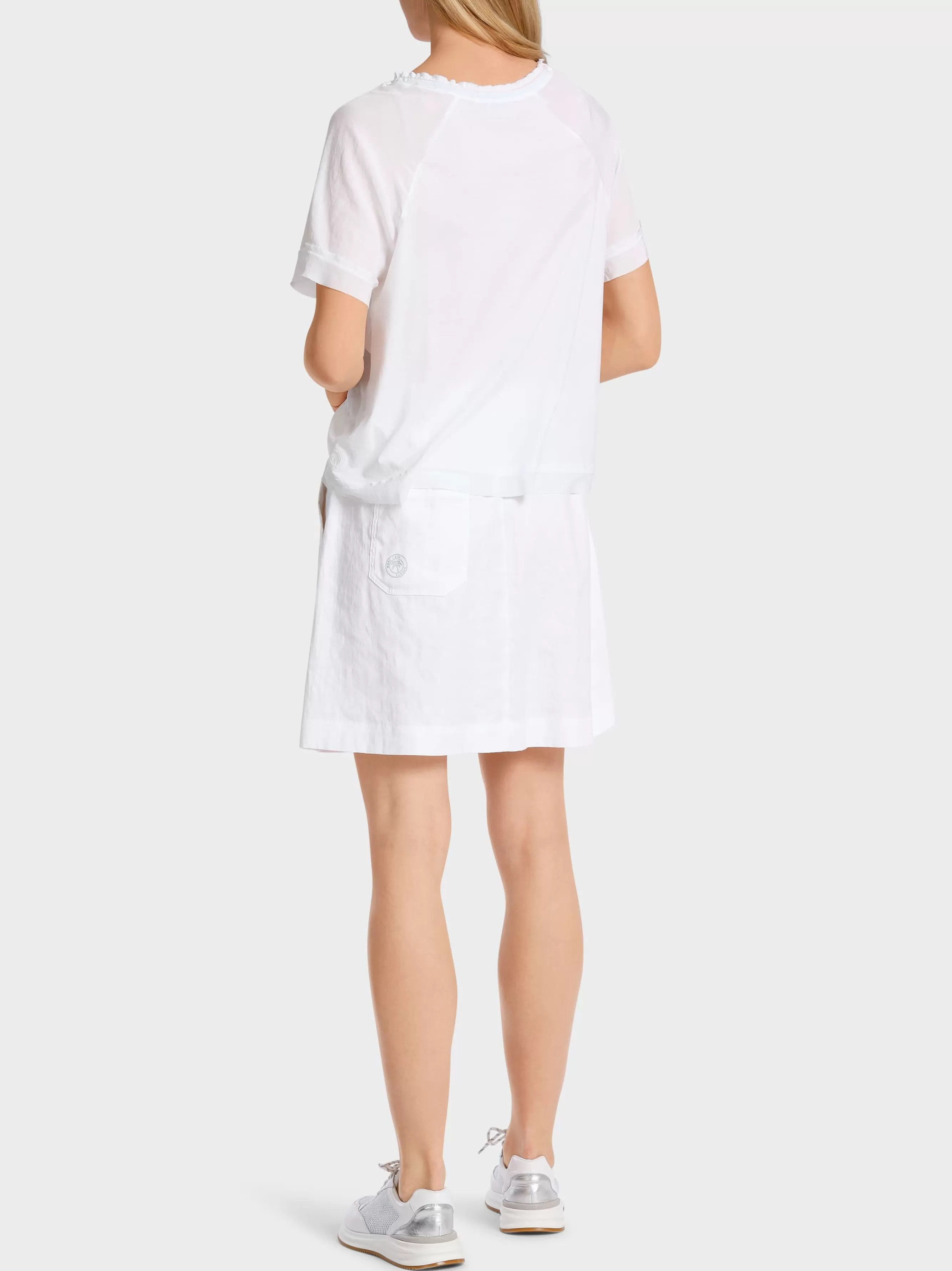 Marc Cain Blusen & Tuniken | Shirts & Tops-SPORTIVES BLUSENSHIRT white