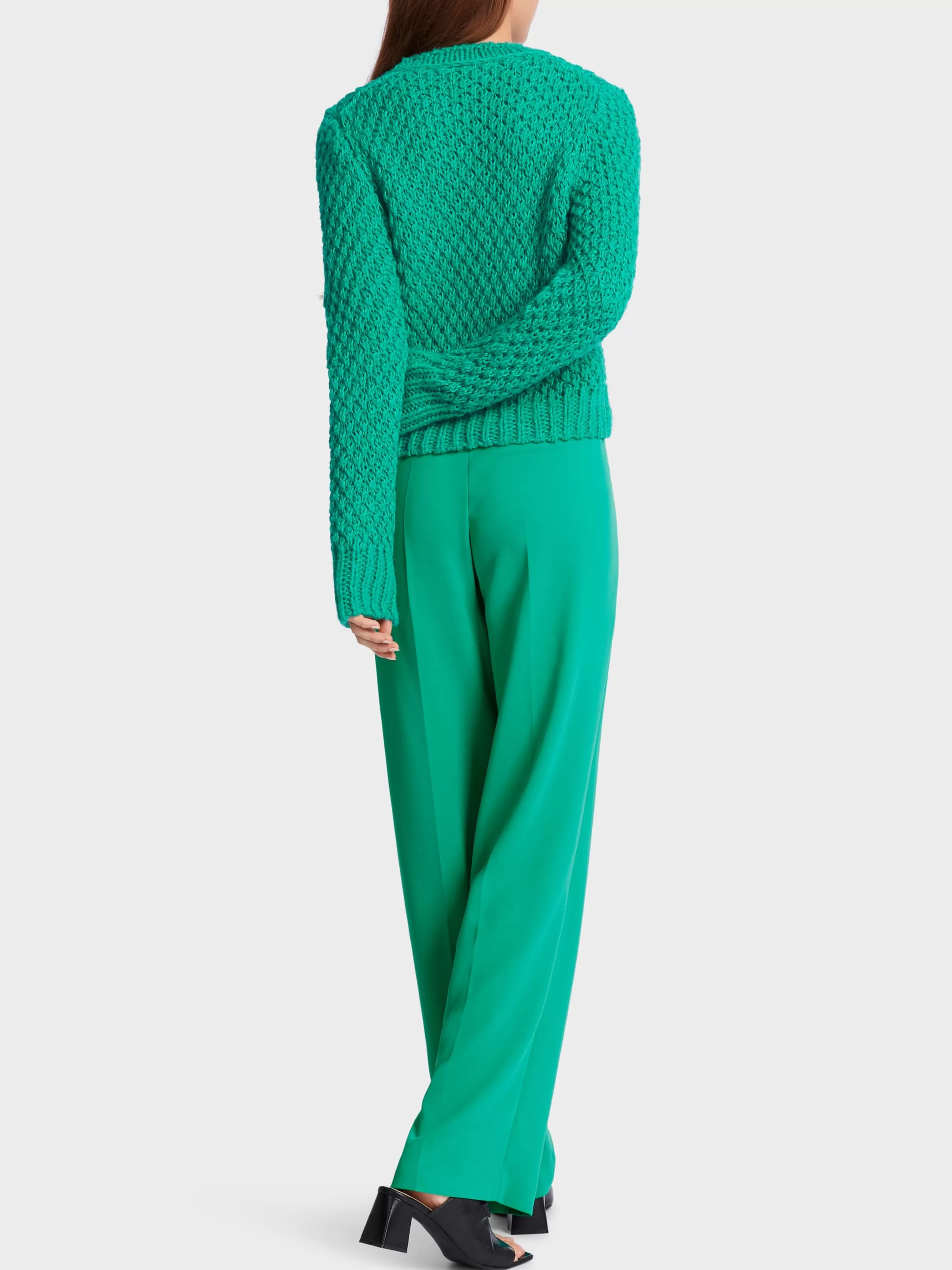 Marc Cain Pullover & Sweatshirts | Strick-STRICKPULLOVER "RETHINK TOGETHER" bright malachite