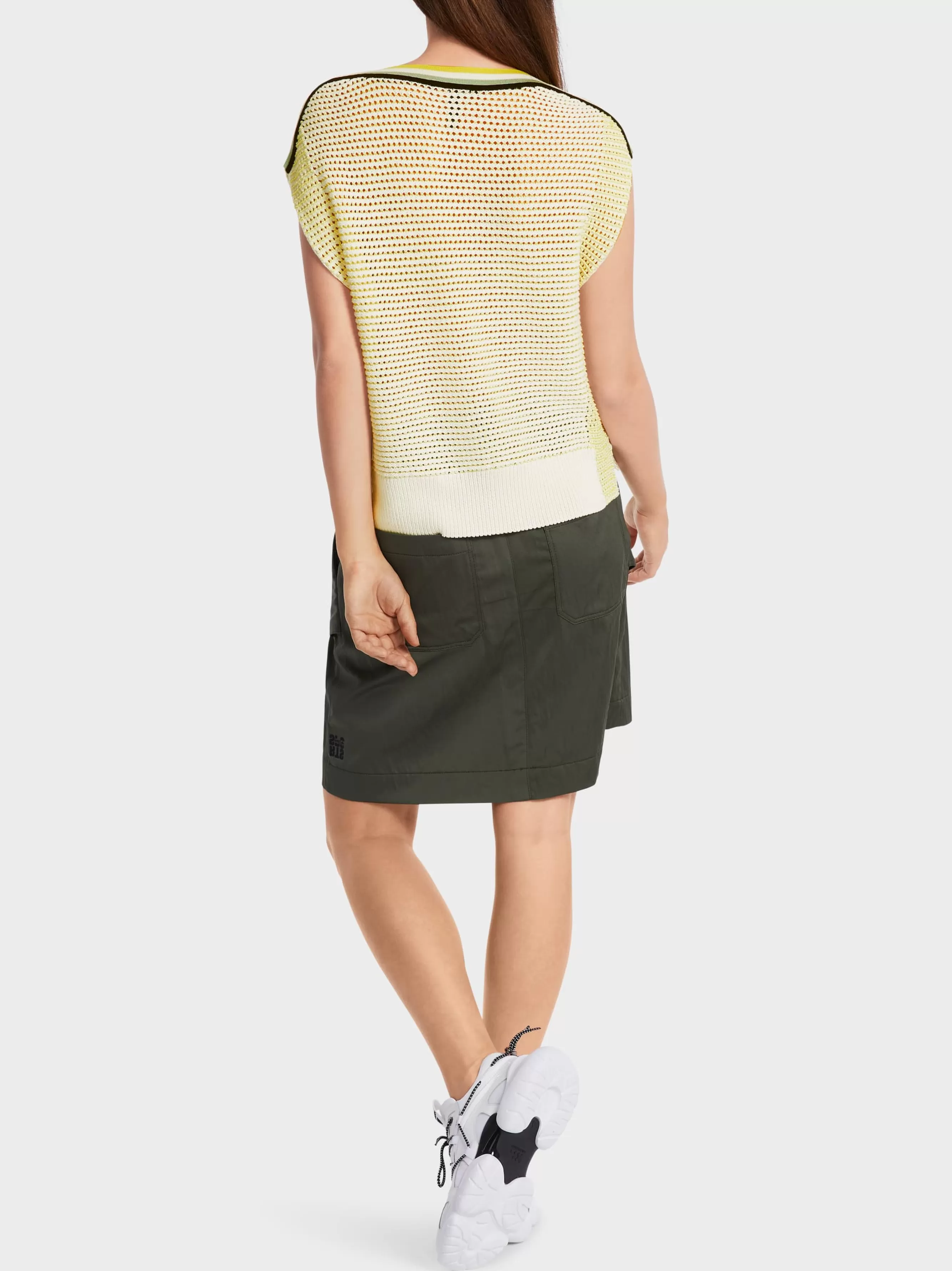 Marc Cain Pullover & Sweatshirts | Strick-TANK TOP KNITTED IN GERMANY soft limeade