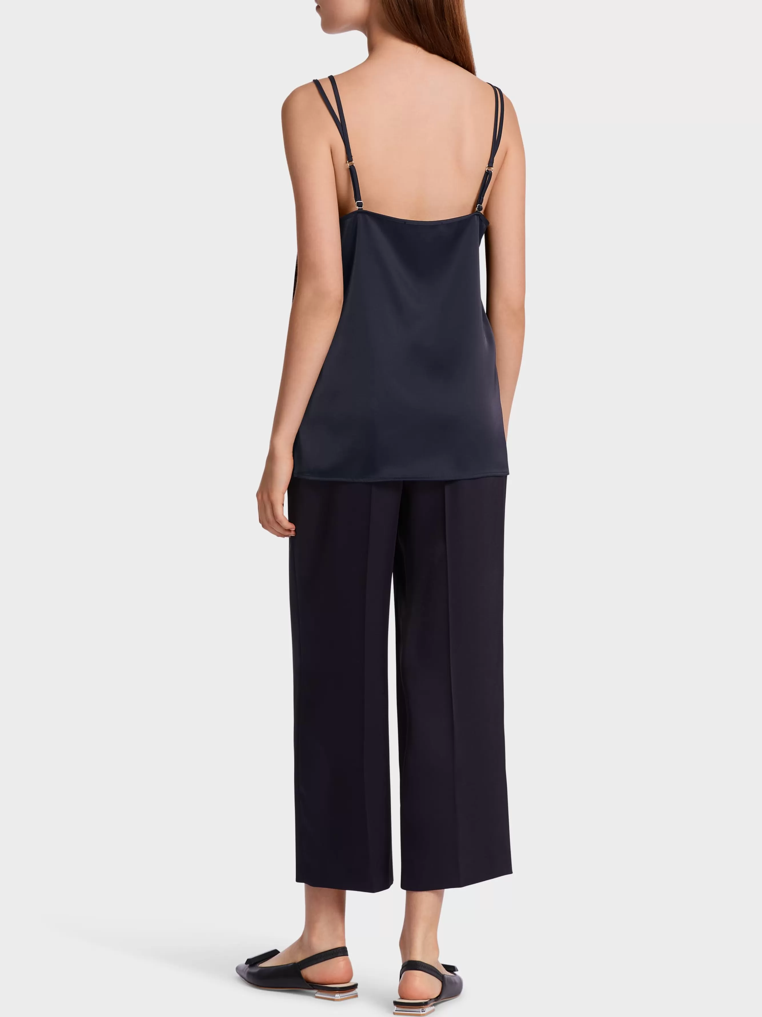 Marc Cain Shirts & Tops-TOP MIT V-NECK midnight blue