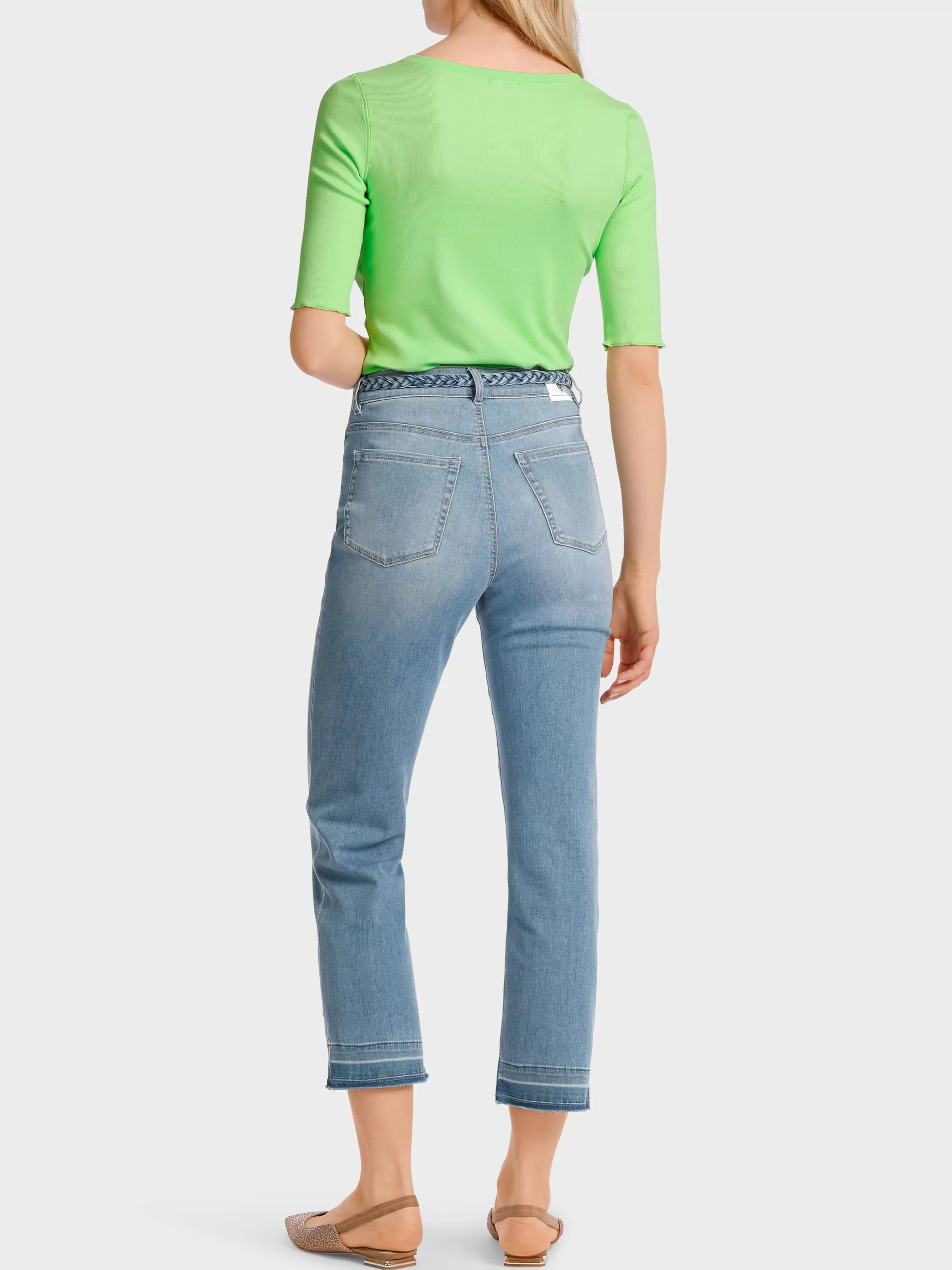 Marc Cain Shirts & Tops-T-SHIRT MIT RUNDHALS light apple green