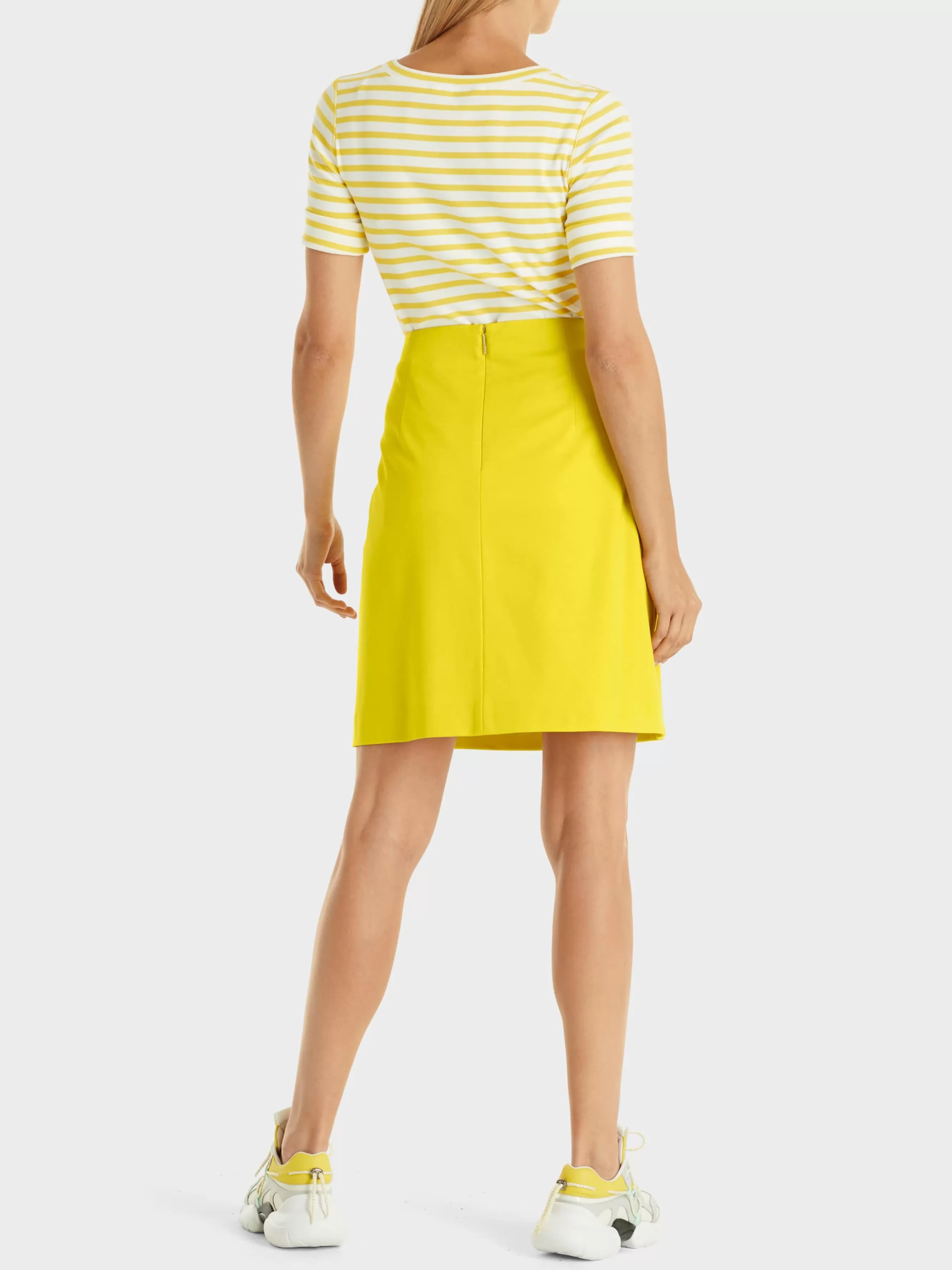 Marc Cain Shirts & Tops-T-SHIRT MIT STREIFEN bright sulphur