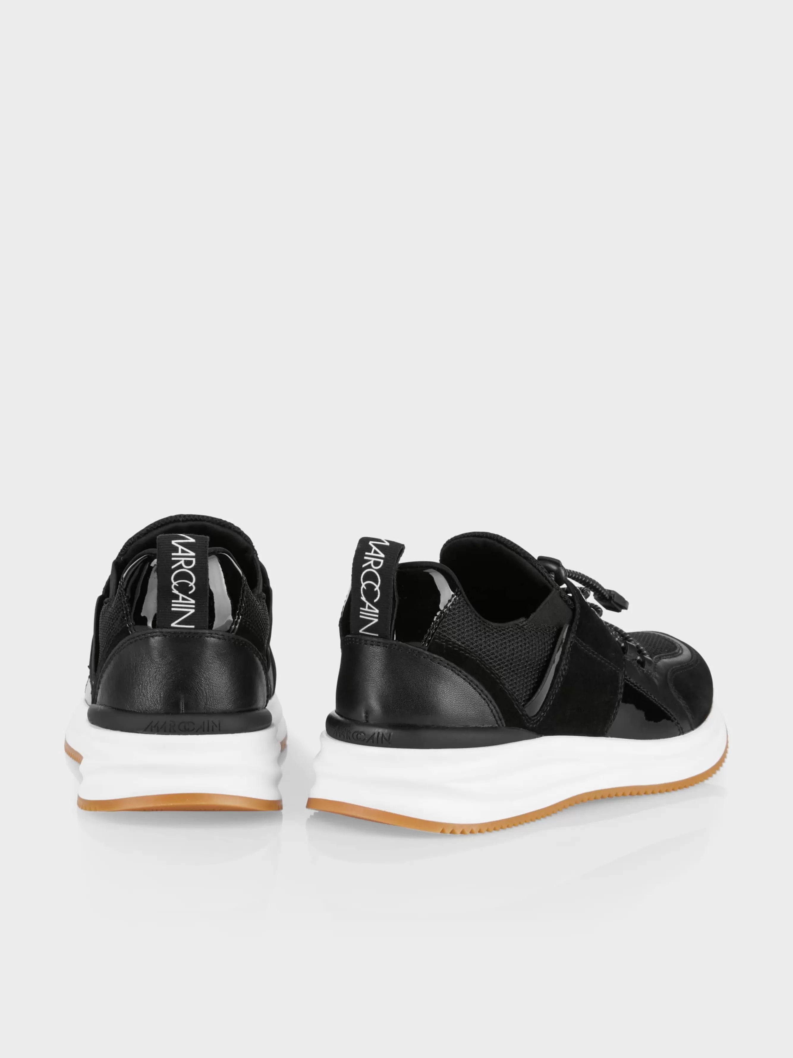 Marc Cain Schuhe-UNI SNEAKER IN MATERIALMIX black