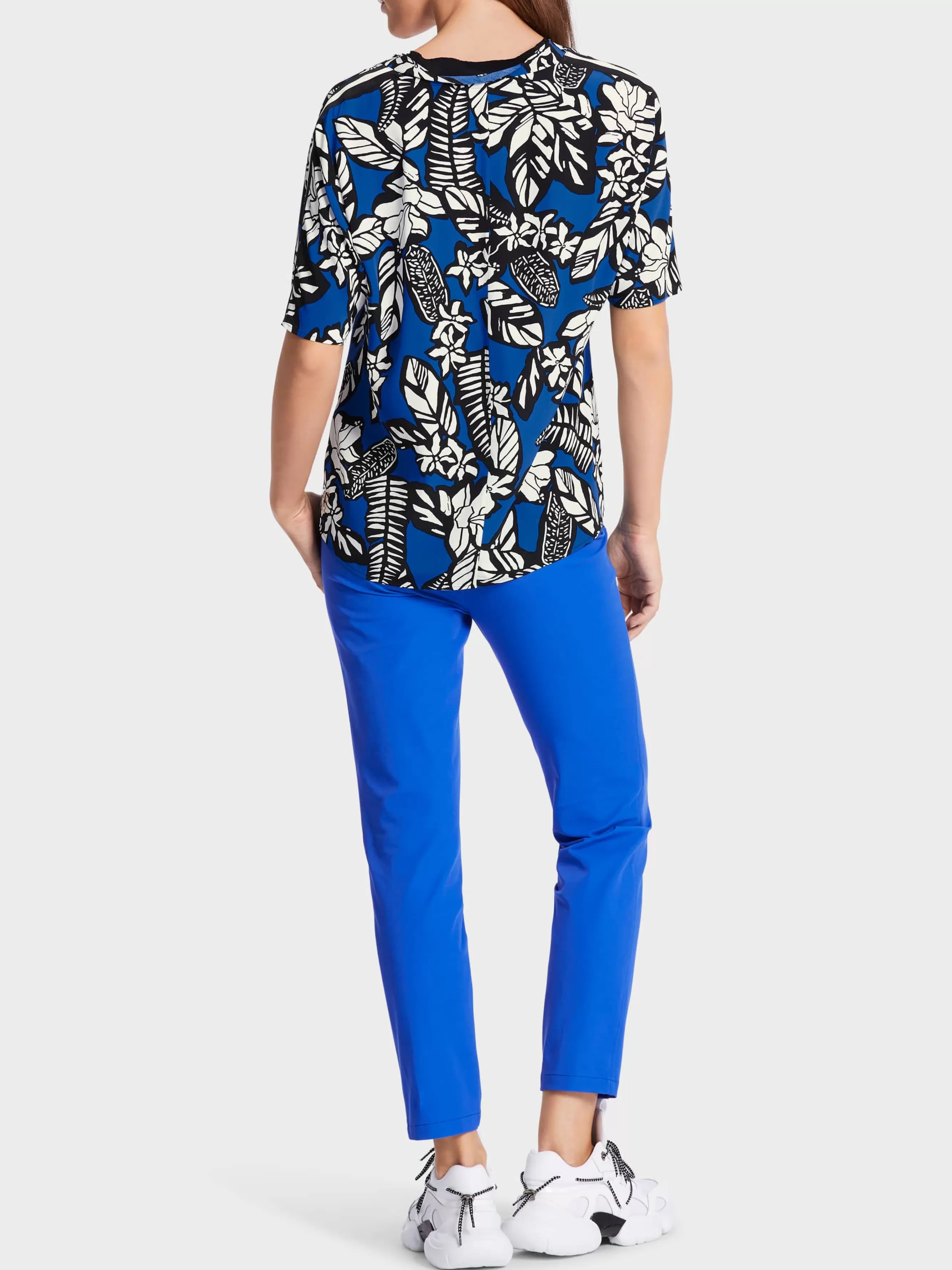 Marc Cain Blusen & Tuniken-VISKOSEBLUSE "RETHINK TOGETHER" bright royal blue