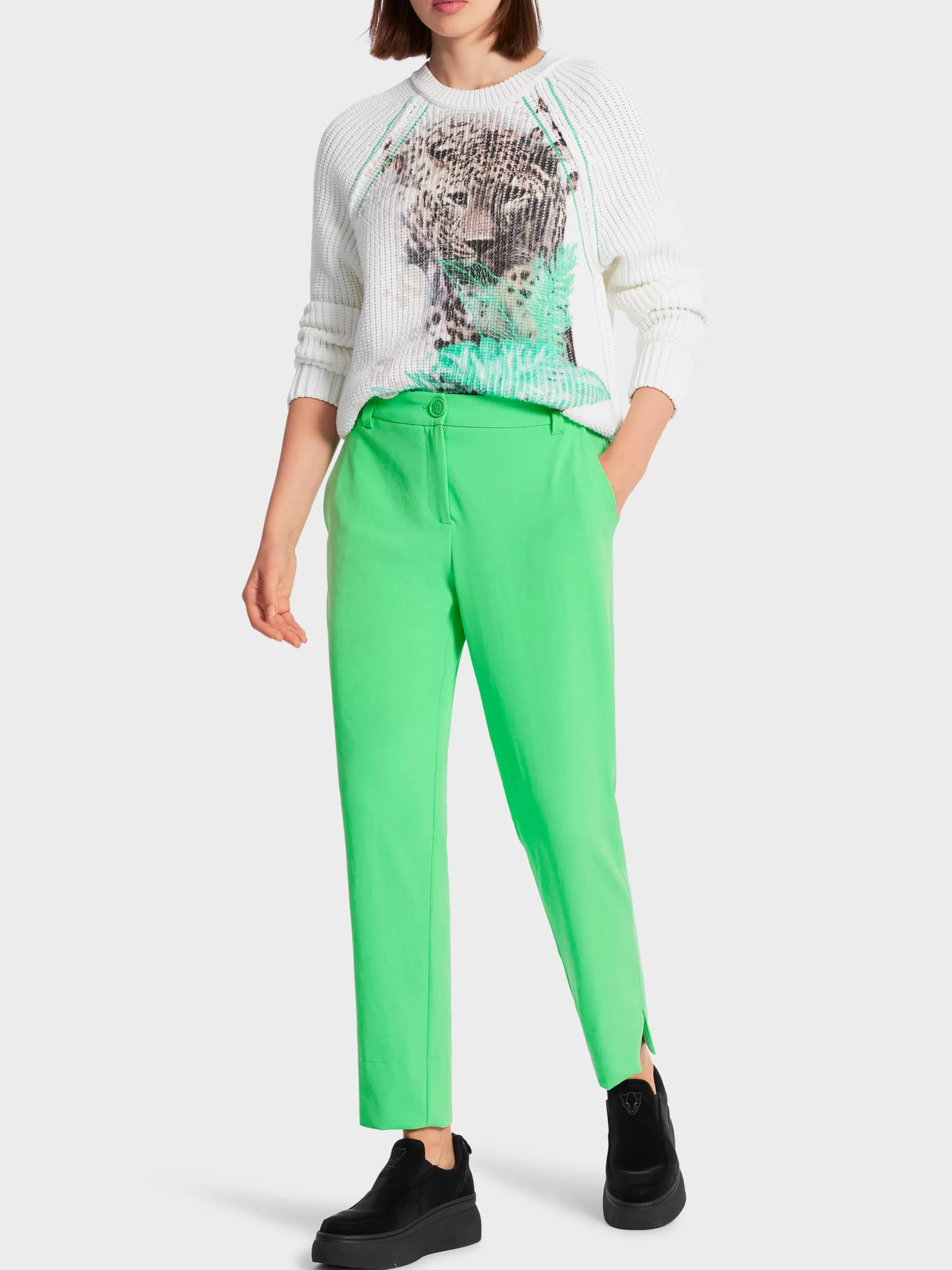 Marc Cain Hosen-WEICHFALLENDE HOSE FUSHUN new neon green