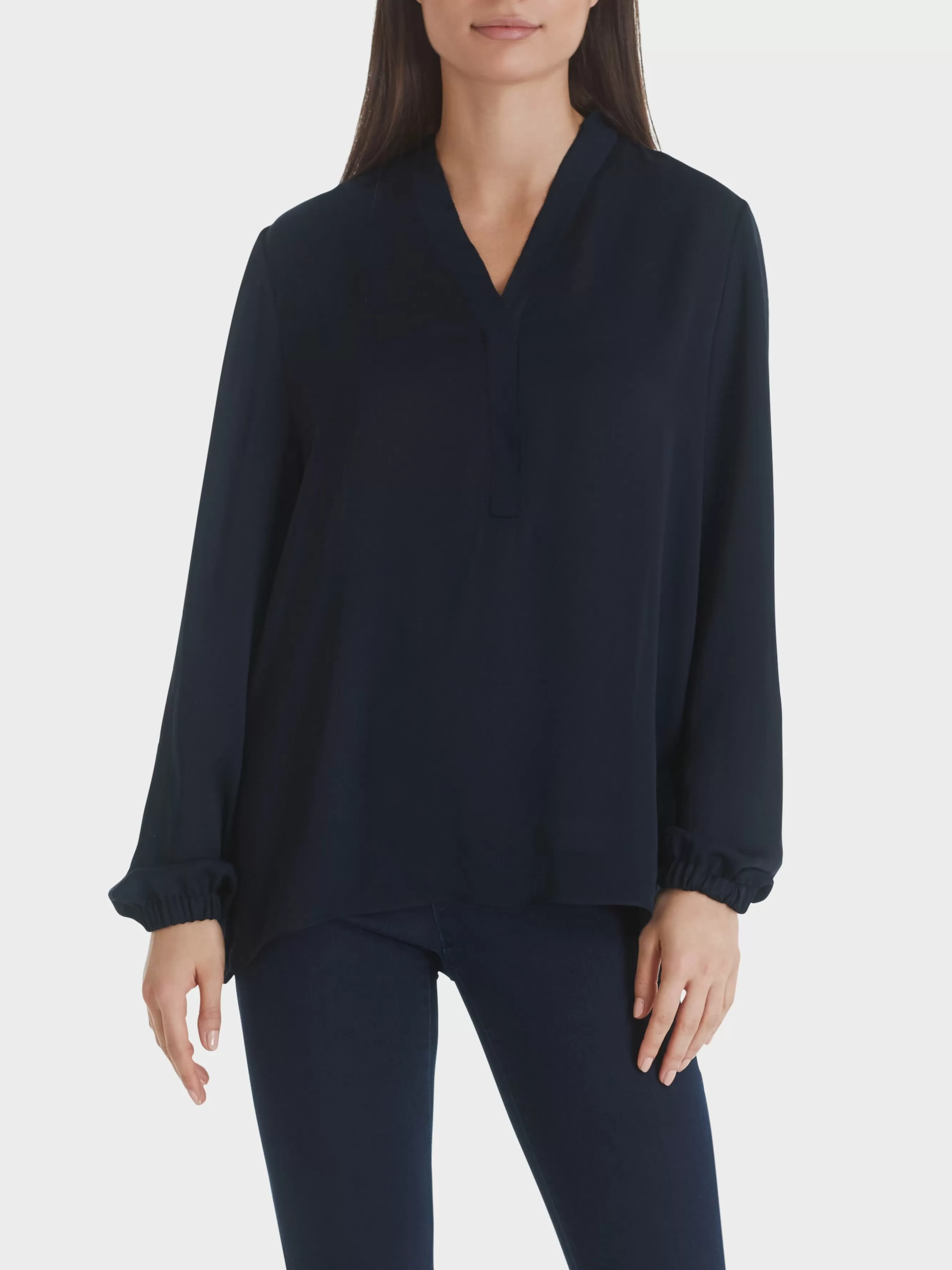 Marc Cain Blusen & Tuniken-WEITE BLUSE midnight blue