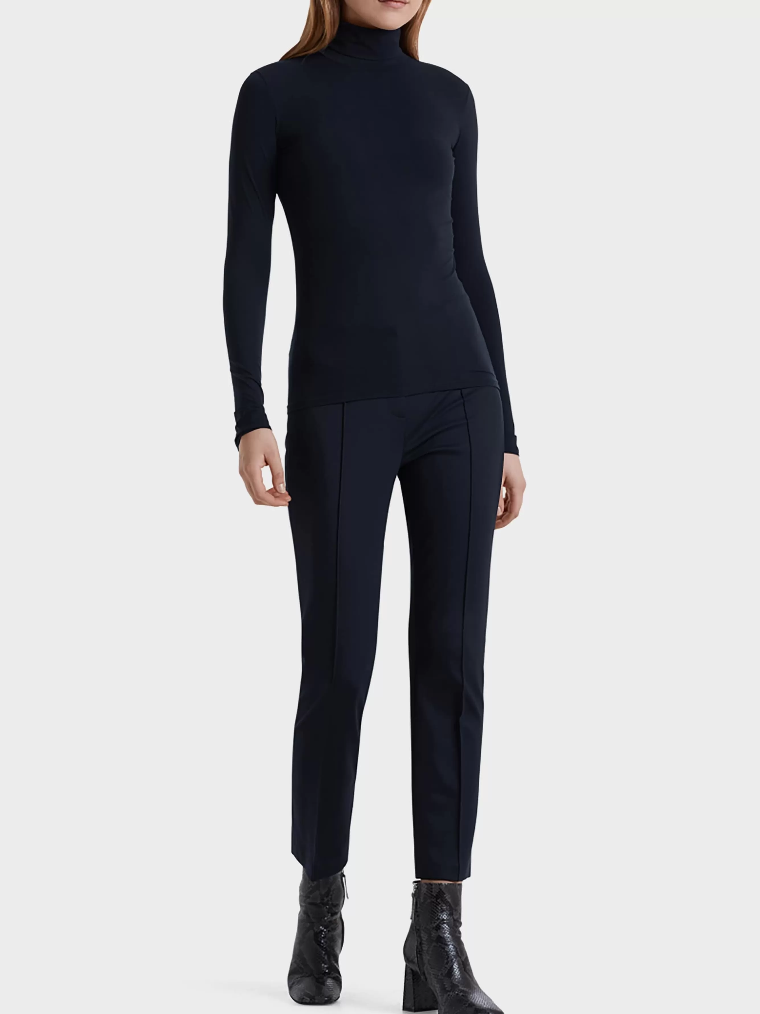 Marc Cain Shirts & Tops-ZARTER ROLLKRAGENPULLOVER midnight blue