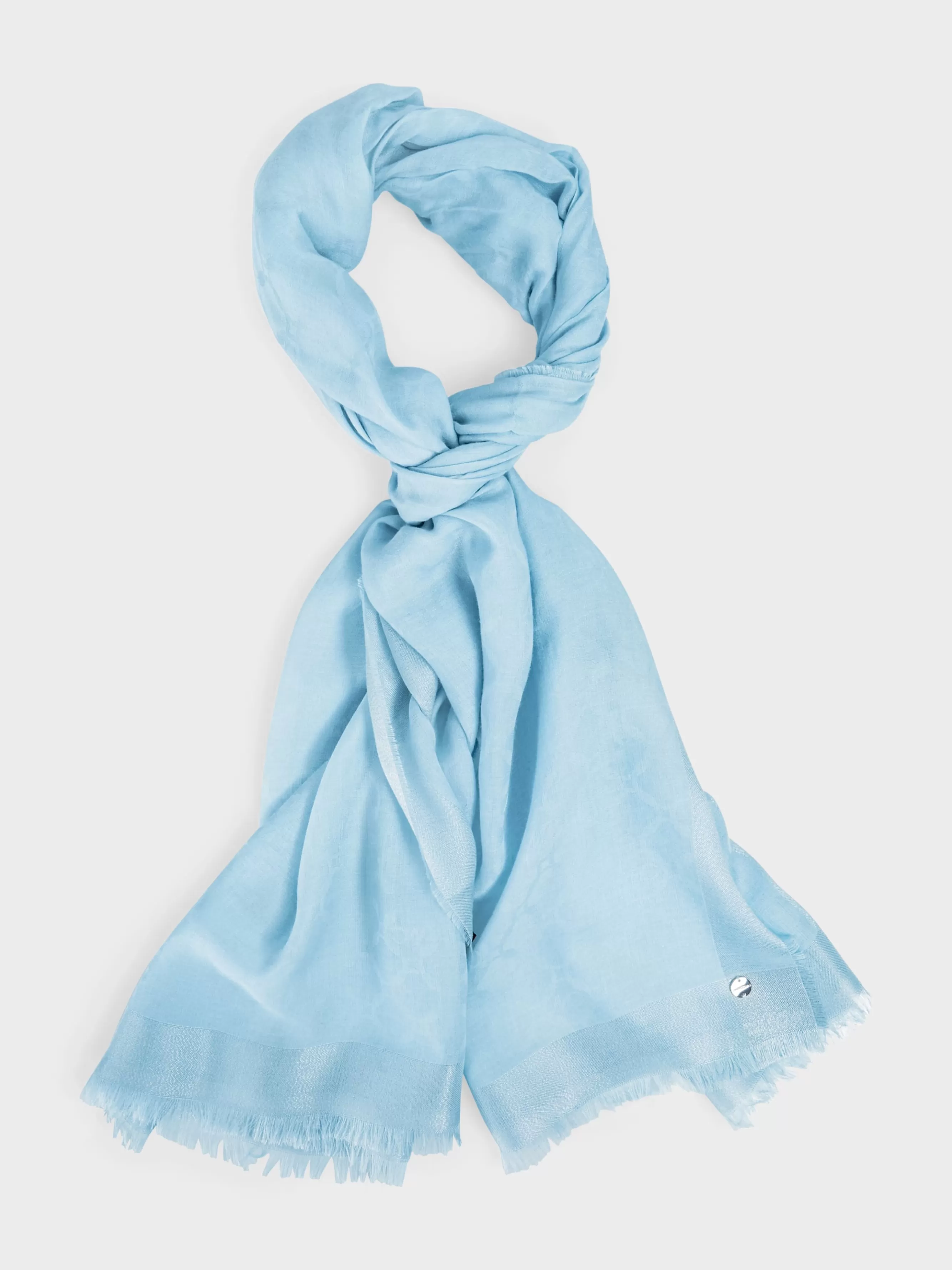 Marc Cain Accessoires-ZARTER WEBSCHAL soft summer sky